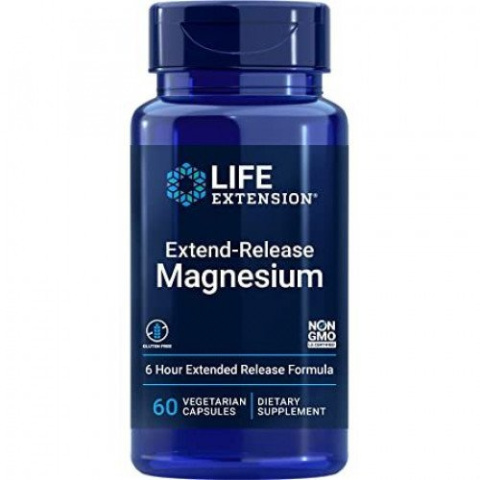 Life Extension - Extend-Release Magnesium - 60 kapsułek wegetariańskich