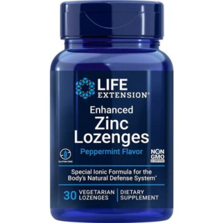 Life Extension - Enhanced Zinc Lozenges - Peppermint - 30 vegetarian lozenges