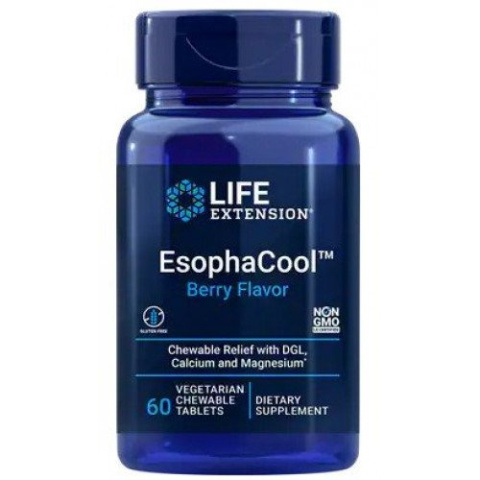 Life Extension - EsophaCool - Berry - 60 vegetarian chewable tabs