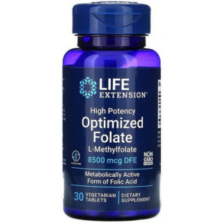 Life Extension - High Potency Optimized Folate - 30 vegetarian tabs