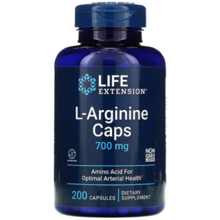 Life Extension - L-Arginine Caps, 700mg - 200 kapsułek