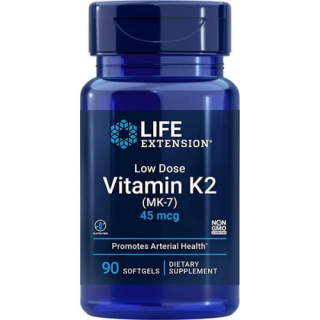 Life Extension - Low Dose Vitamin K2 (MK-7), 45mcg - 90 softgels