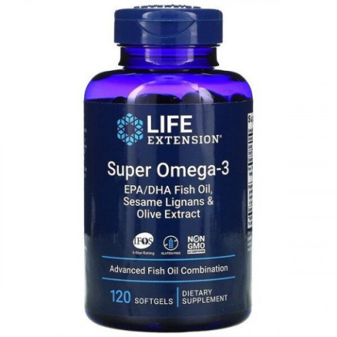 Life Extension - Super Omega-3 - 120 kapsułek