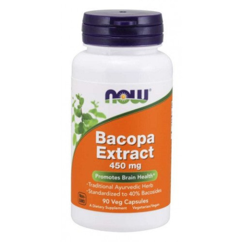 NOW Foods - Bacopa Extract - 90 kapsułek NOW Foods - Bacopa Extract - 90 kapsułek