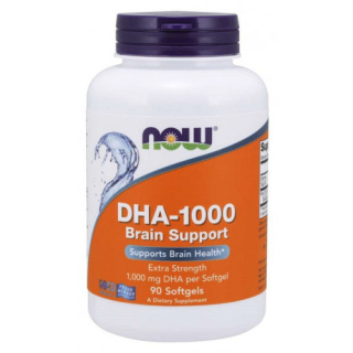 NOW Foods - DHA-1000 Brain Support - 90 kapsułek miękkich