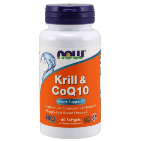 NOW Foods - Krill & CoQ10 - 60 softgels NOW Foods - Krill & CoQ10 - 60 softgels