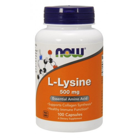 NOW Foods - L-Lysine - 500mg - 100 vcaps NOW Foods - L-Lysine - 500mg - 100 vcaps