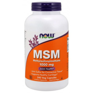 NOW Foods - MSM Methylsulphonylmethane - 1000mg - 240 vcaps