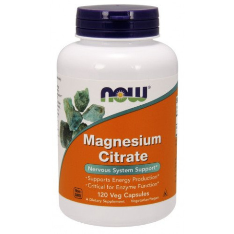 NOW Foods - Magnesium Citrate - 400mg - 120 vcaps NOW Foods - Magnesium Citrate - 400mg - 120 vcaps