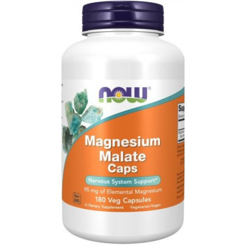 NOW Foods - Magnesium Malate Caps - 180 vcaps NOW Foods - Magnesium Malate Caps - 180 vcaps