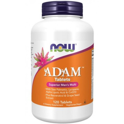 NOW Foods - ADAM Multi-Vitamin for Men - 120 tabletek