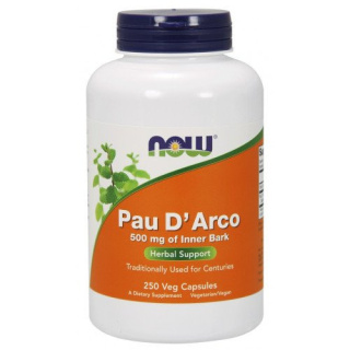 NOW Foods - Pau D'Arco, 500mg - 250 kapsułek