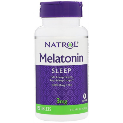 Natrol - Melatonin - 3 mg - 120 tabletek