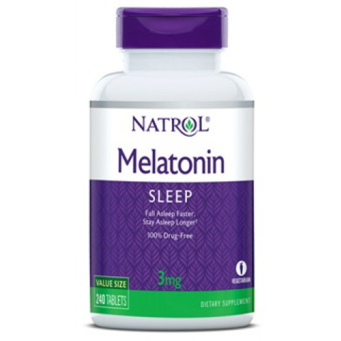 Natrol - Melatonin - 3 mg - 240 tabletek Natrol - Melatonin - 3 mg - 240 tabletek