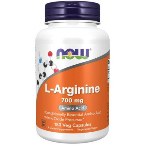 NOW Foods - L-Arginine - 700mg - 180 vcaps NOW Foods - L-Arginine - 700mg - 180 vcaps