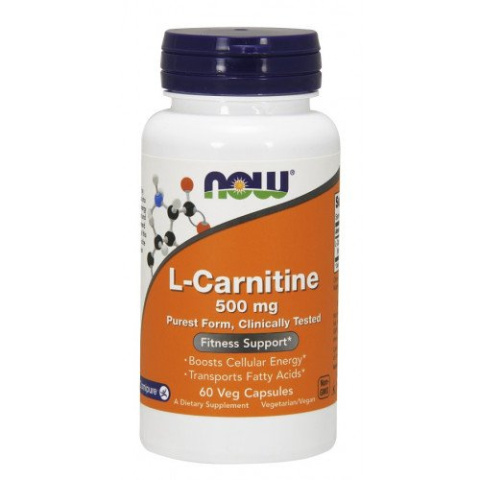 NOW Foods - L-Carnitine - 500mg - 60 vcaps NOW Foods - L-Carnitine - 500mg - 60 vcaps