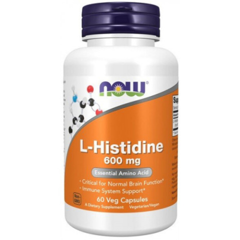 NOW Foods - L-Histidine - 600mg - 60 vcaps NOW Foods - L-Histidine - 600mg - 60 vcaps