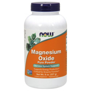 NOW Foods - Magnesium Oxide, Pure Powder - 227 grams