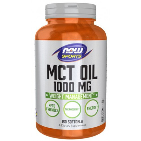 NOW Foods - MCT Oil - 1000mg - 150 softgels NOW Foods - MCT Oil - 1000mg - 150 softgels