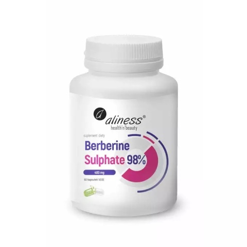 Aliness - Berberyna Berberine Sulphate 400 mg - 60 kaps