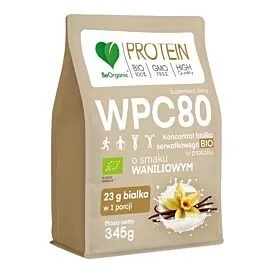 BeOrganic – BIO Białko WPC 80 Wanilia 345 g