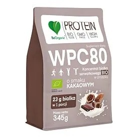 BeOrganic – BIO Białko WPC 80 kakaowy 345 g