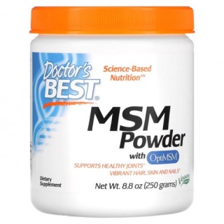 Doctors Best - MSM with OptiMSM Vegan Powder - 250 grams