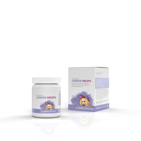 HLH Biopharma - Lactobact JUNIOR DROPS - 60 tabletek do ssania