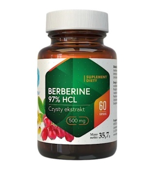 Hepatica - Berberyna HCL 500 mg 60 kapsułek