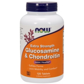 NOW Foods - Glucosamine & Chondroitin Extra Strength - 60 tabletek