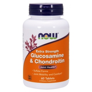 NOW Foods - Glucosamine & Chondroitin Extra Strength - 120 tabletek
