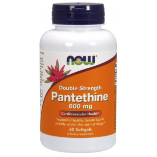 NOW Foods - Pantethine 600mg Double Strength - 60 softgels