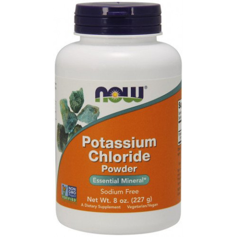 NOW Foods - Potassium Chloride Powder - 227 grams NOW Foods - Potassium Chloride Powder - 227 grams