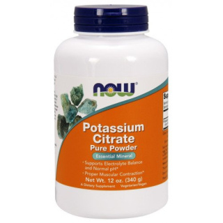 NOW Foods - Potassium Citrate Pure Powder - 340 grams