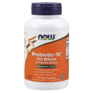 NOW Foods - Probiotic-10 - 100 Billion - 60 vcaps