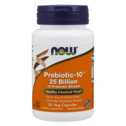 NOW Foods - Probiotic-10 - 25 Billion - 50 vcaps