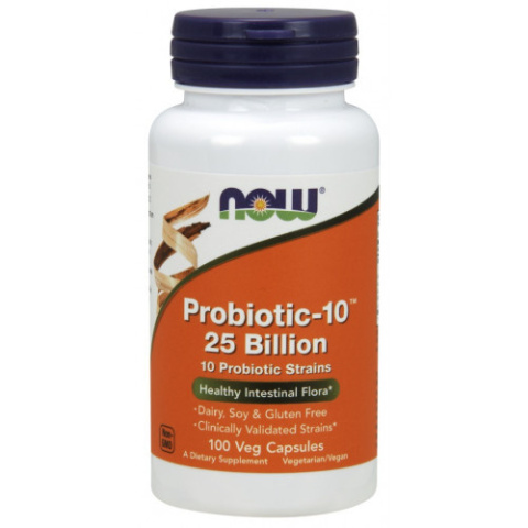 NOW Foods - Probiotic-10 - 25 Billion - 100 vcaps