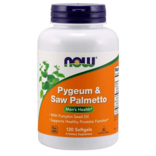 NOW Foods - Pygeum & Saw Palmetto - 120 softgels