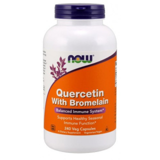 NOW Foods - Quercetin with Bromelain - 240 vcaps