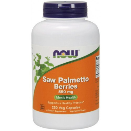 NOW Foods - Saw Palmetto Berries - 550mg - 250 vcaps