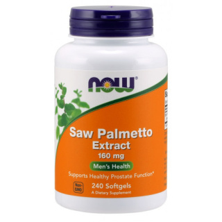 NOW Foods - Saw Palmetto Extract - 160mg - 240 softgels