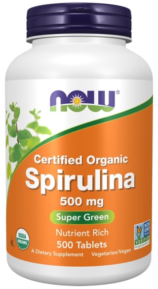 NOW Foods - Spirulina 500 mg - 500 tabletek