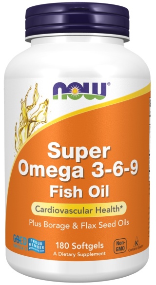 NOW Foods – Super Omega 3-6-9 1200mg - 180 kapsułek