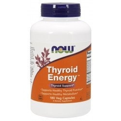 NOW Foods Thyroid Energy – Wsparcie Tarczycy – 180 kapsułek
