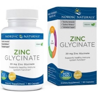 Nordic Naturals - Glicynian cynku – 10 mg | 60 kapsułek