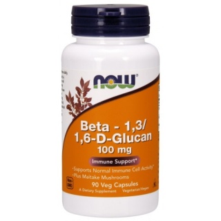 Now Foods - Beta-Glukan 1,3/1,6-D 100 mg 90 kapsułek