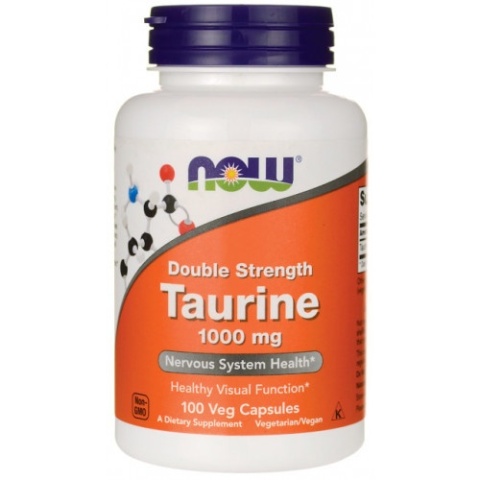 Now Foods - Taurine Tauryna 500 mg 100 kapsułek wegańskich