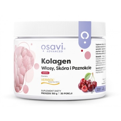 Osavi - Kolagen (Włosy, Skóra i Paznokcie) - Wiśnia - 150 grams
