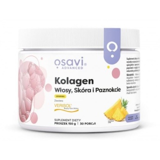 Osavi - Kolagen (Włosy, Skóra i Paznokcie) - Ananas - 150 grams