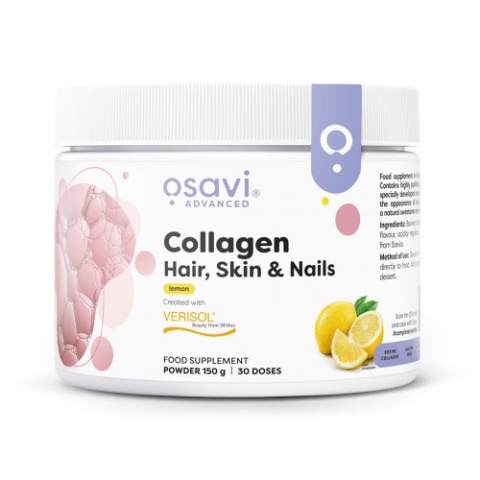 Osavi - Kolagen (Włosy, Skóra i Paznokcie) - Cytryna - 150 grams
